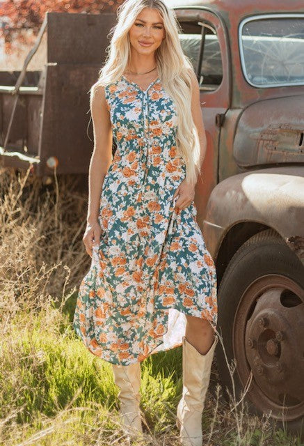 Field Of Daisy's Dress