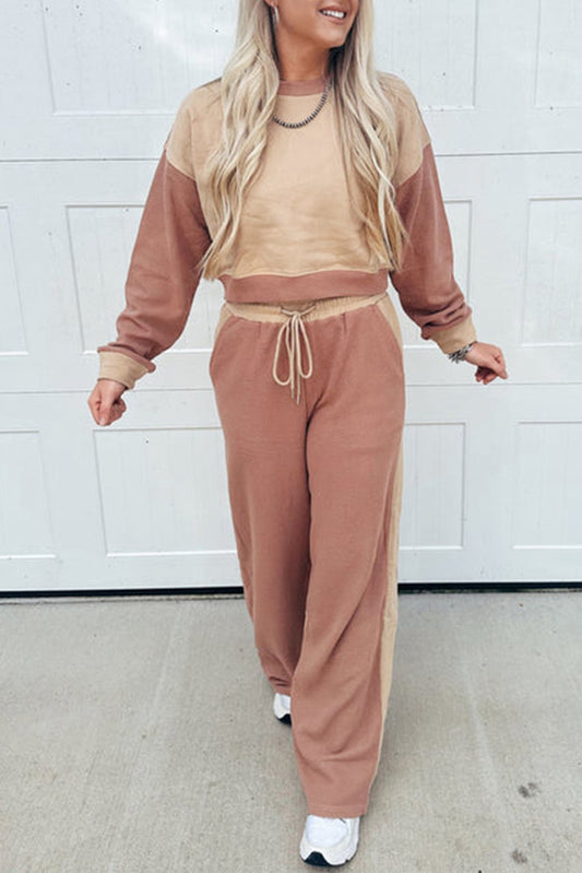 Khaki Colorblock Set