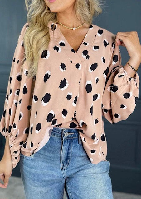 Mazzie Leopard Top